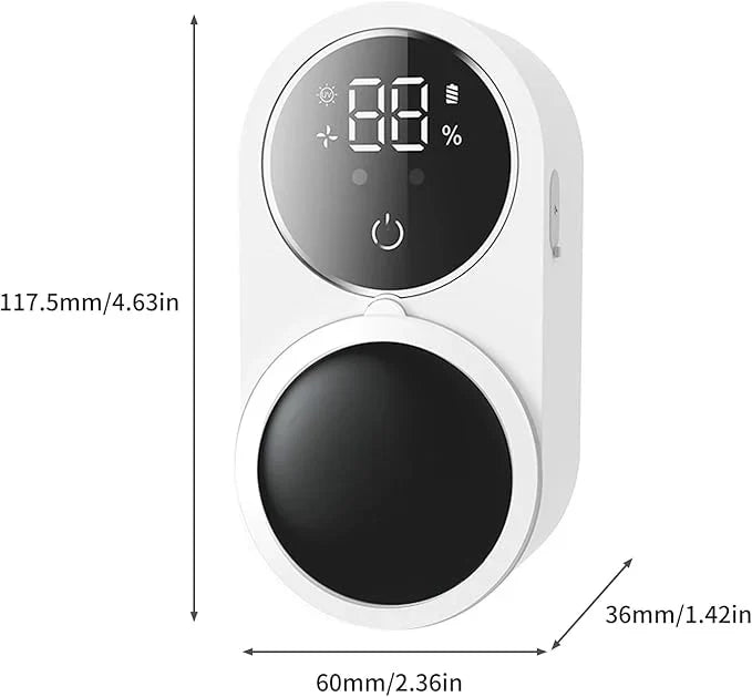 Double Automatic UV Toothbrush Sanitizing Box – USB Rechargeable