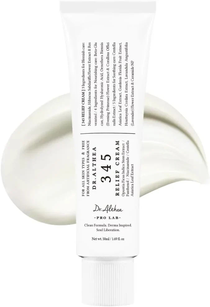 Dr. Althea 345 Relief Cream 50ml – Soothing & Barrier Repair Moisturizer